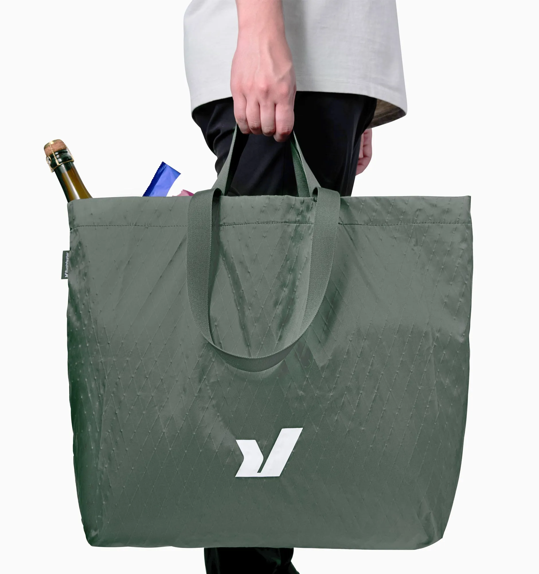 Rushfaster Reusable Shopping Tote Bag - 36L