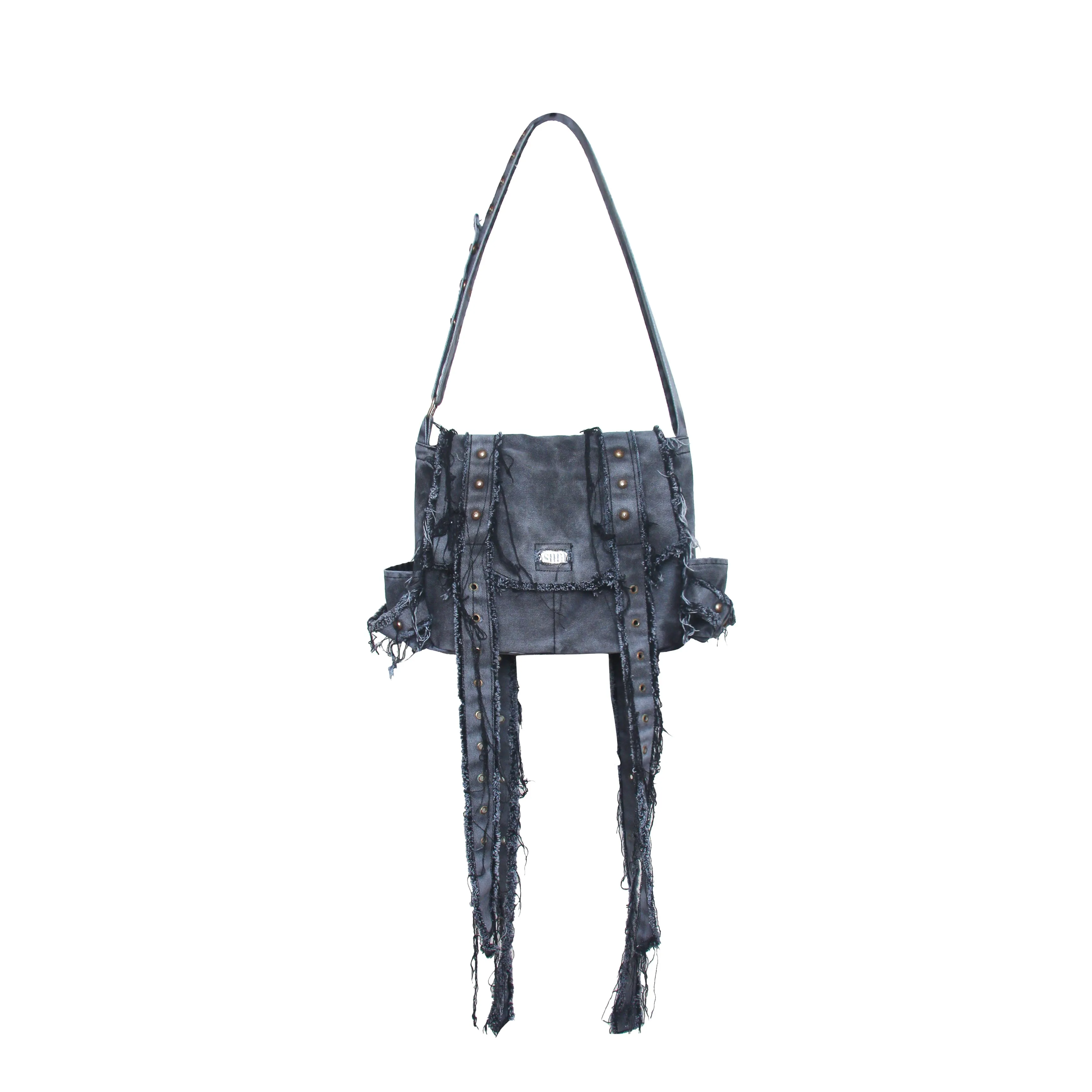 S-Washed Denim Bag (Cement)