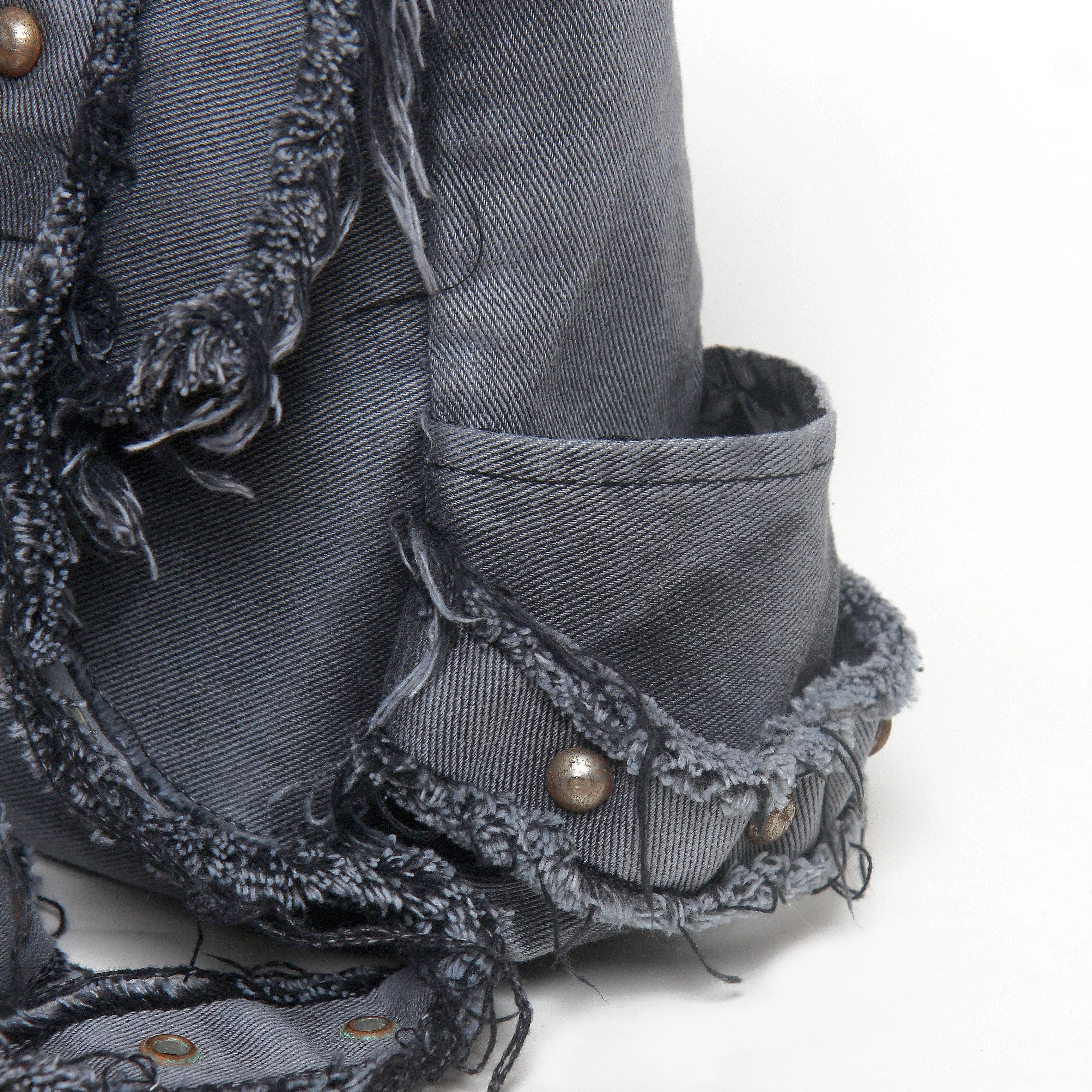 S-Washed Denim Bag (Cement)