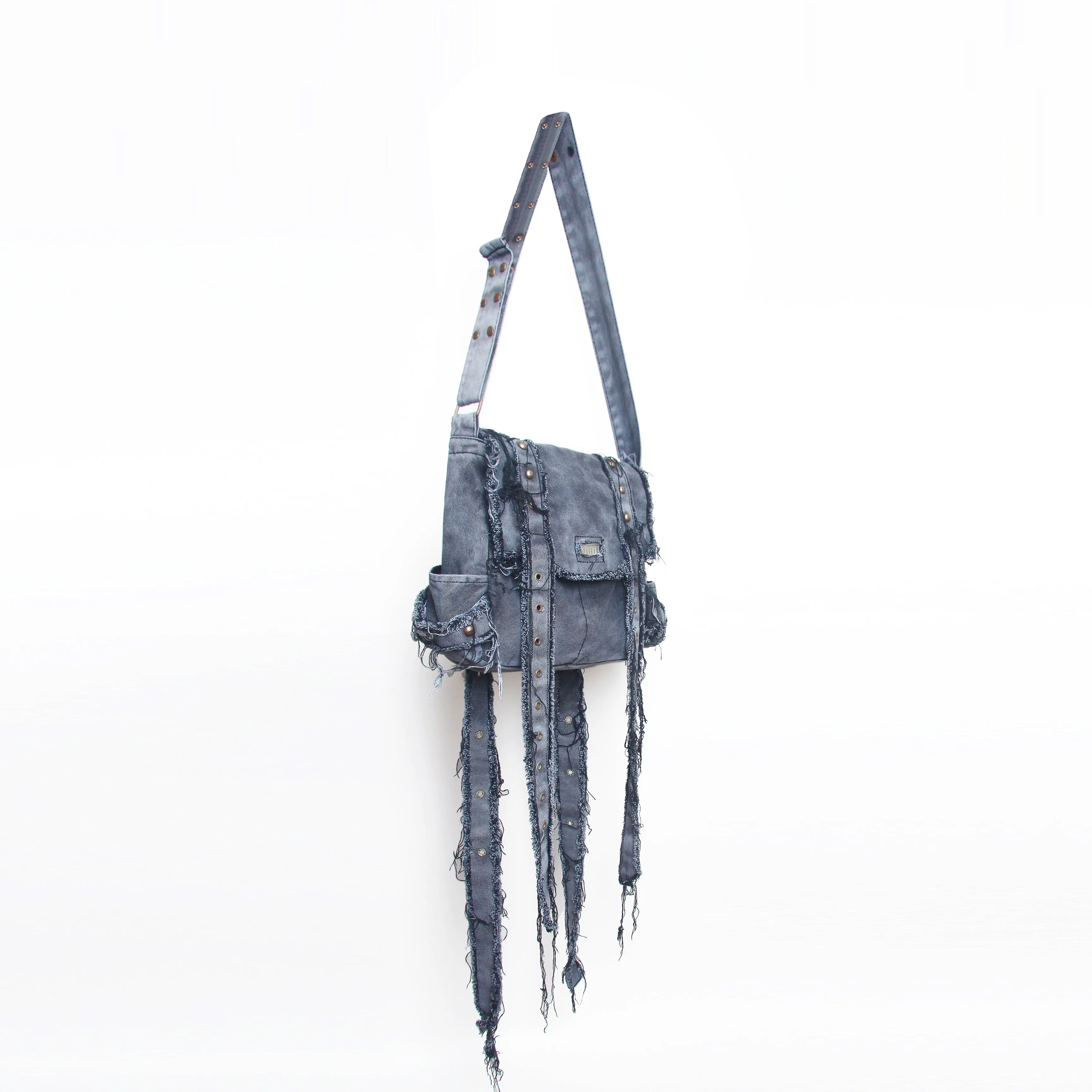 S-Washed Denim Bag (Cement)