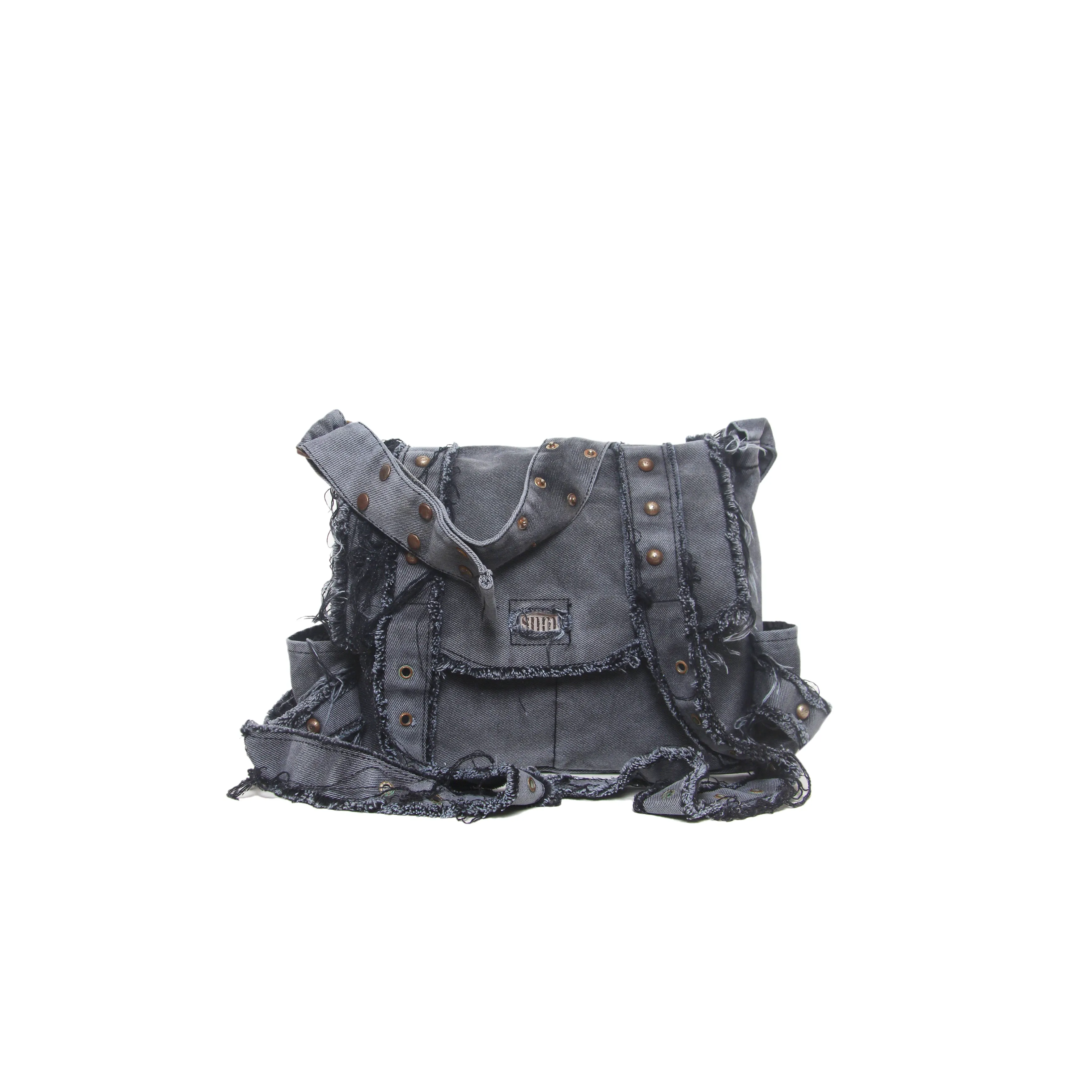 S-Washed Denim Bag (Cement)