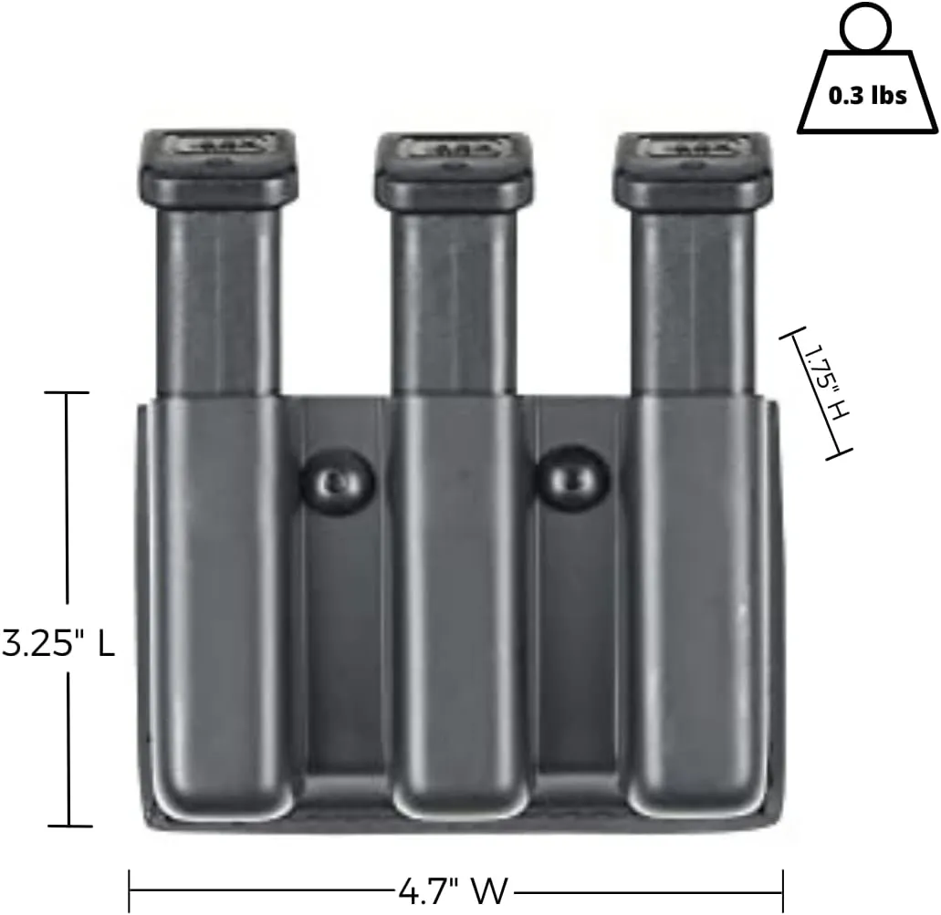 Safariland 775 Slimline Open Top Triple Magazine Pouch