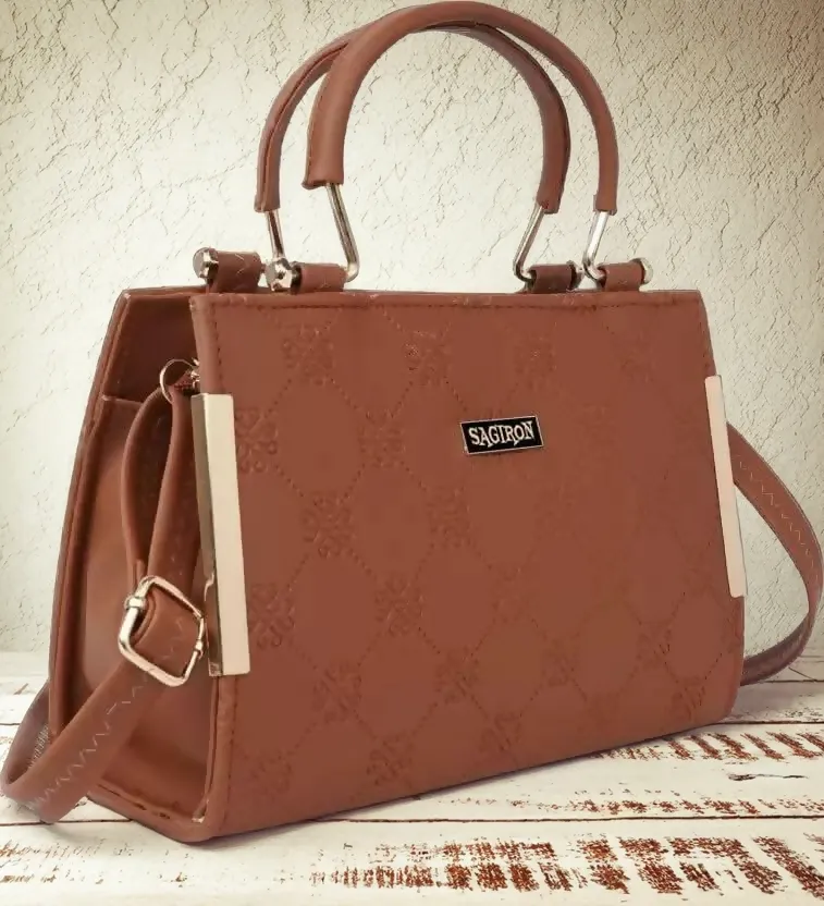 Sagiron Women's Bowling Leather Cross body Satchel Hand Bag(Multi-color)