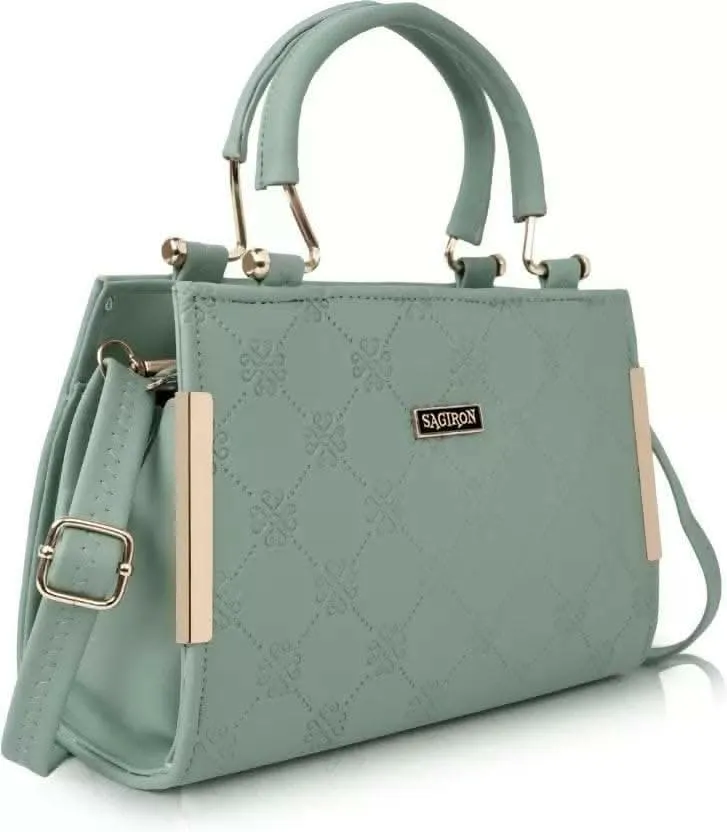Sagiron Women's Bowling Leather Cross body Satchel Hand Bag(Multi-color)