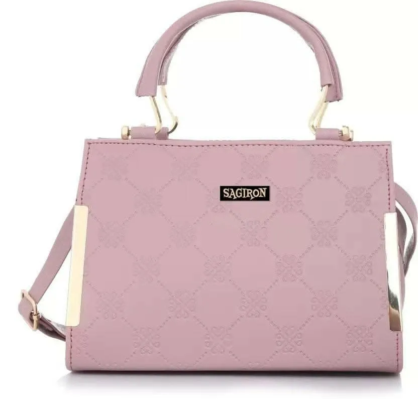 Sagiron Women's Bowling Leather Cross body Satchel Hand Bag(Multi-color)