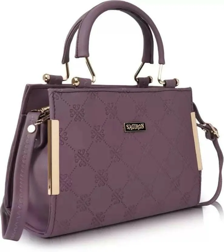 Sagiron Women's Bowling Leather Cross body Satchel Hand Bag(Multi-color)
