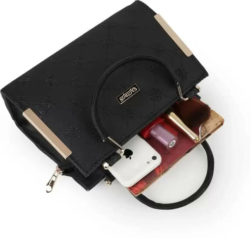 Sagiron Women's Bowling Leather Cross body Satchel Hand Bag(Multi-color)