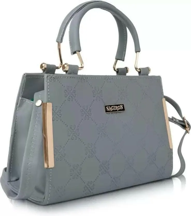 Sagiron Women's Bowling Leather Cross body Satchel Hand Bag(Multi-color)