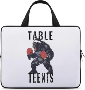 Sasquatch Table Tennis Laptop Bag Laptop Case Computer Messenger Bag with Adjustable Shoulder Strap
