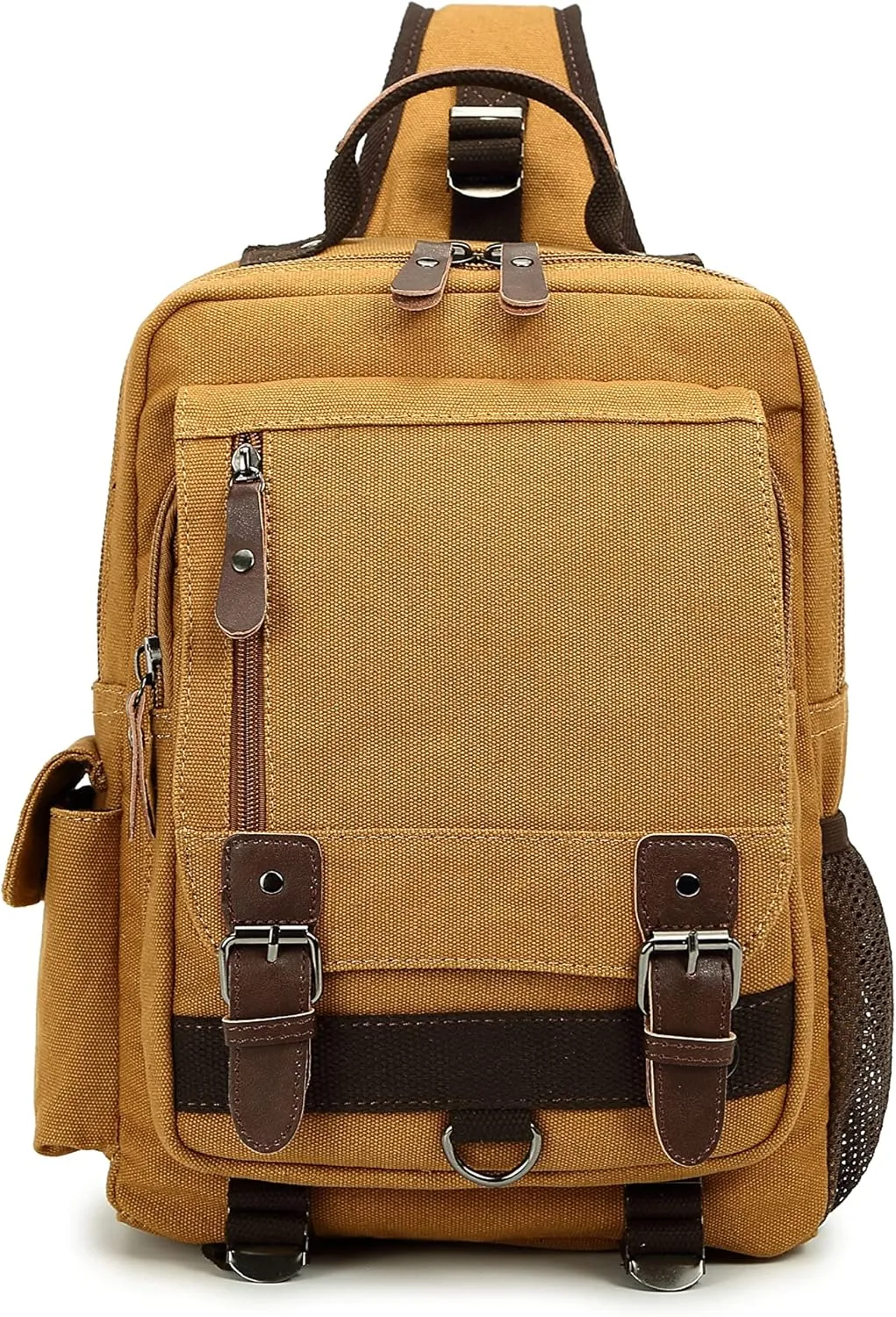 Sechunk Canvas Messenger Bag Sling Bag Crossbody Bag Shoulder Bag Retro Cross Body Handbags