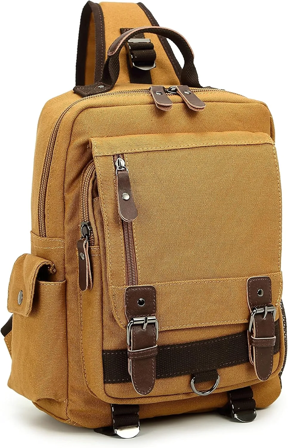 Sechunk Canvas Messenger Bag Sling Bag Crossbody Bag Shoulder Bag Retro Cross Body Handbags