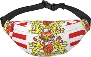 Senate of Bremen flag Print Sling Bag Fanny Pack, Crossbody Chest Bag with Adjustable Strap for Travel, Daily Casual Use