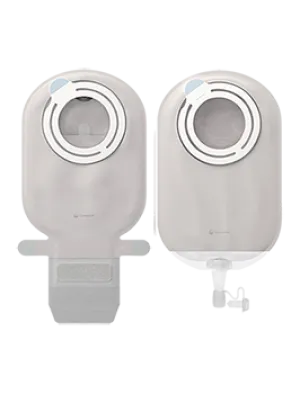 SenSura Mio Kids Two-Piece Drainable Pouch, Transparent, Flange 1-1/16" (27mm) - Box of 10