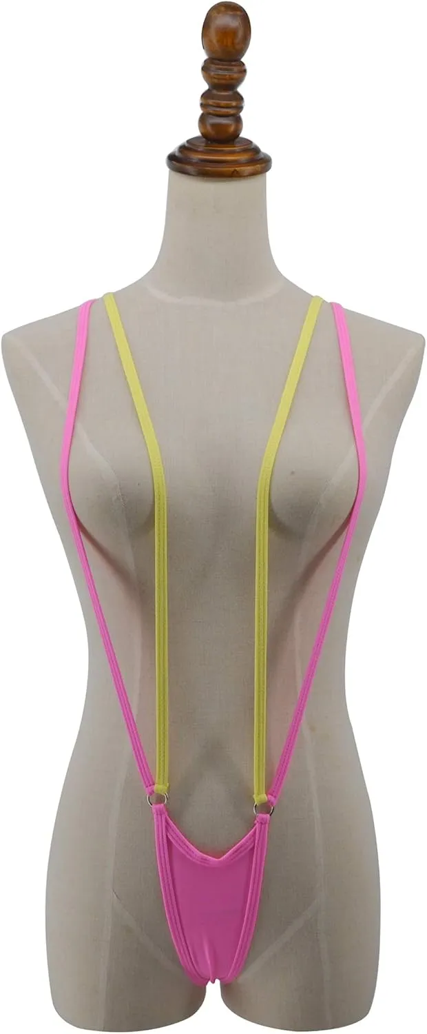 SHERRYLO Slingshot Bikini for Women Topless G String Bottom Extreme Suspender Sling Micro Bikinis