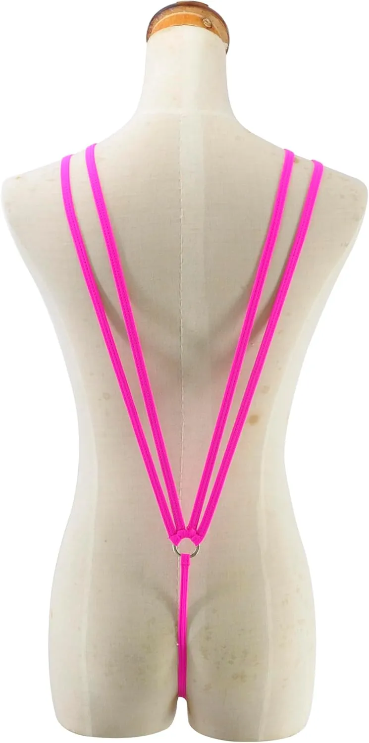 SHERRYLO Slingshot Bikini for Women Topless G String Bottom Extreme Suspender Sling Micro Bikinis