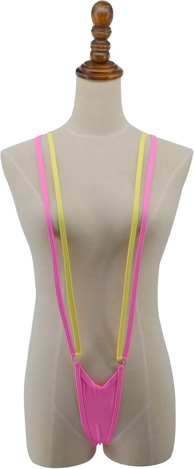 SHERRYLO Slingshot Bikini for Women Topless G String Bottom Extreme Suspender Sling Micro Bikinis