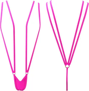 SHERRYLO Slingshot Bikini for Women Topless G String Bottom Extreme Suspender Sling Micro Bikinis