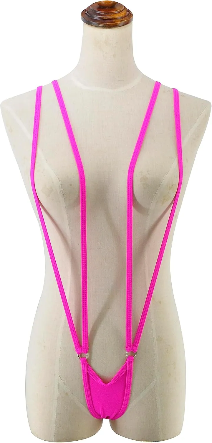 SHERRYLO Slingshot Bikini for Women Topless G String Bottom Extreme Suspender Sling Micro Bikinis