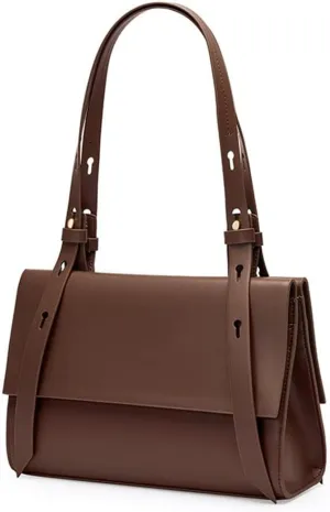 Sigle Shoulder Bag Ladies Spring Popular This Year Tote Cross Body Bag Deep Coffee Color Atmosphere