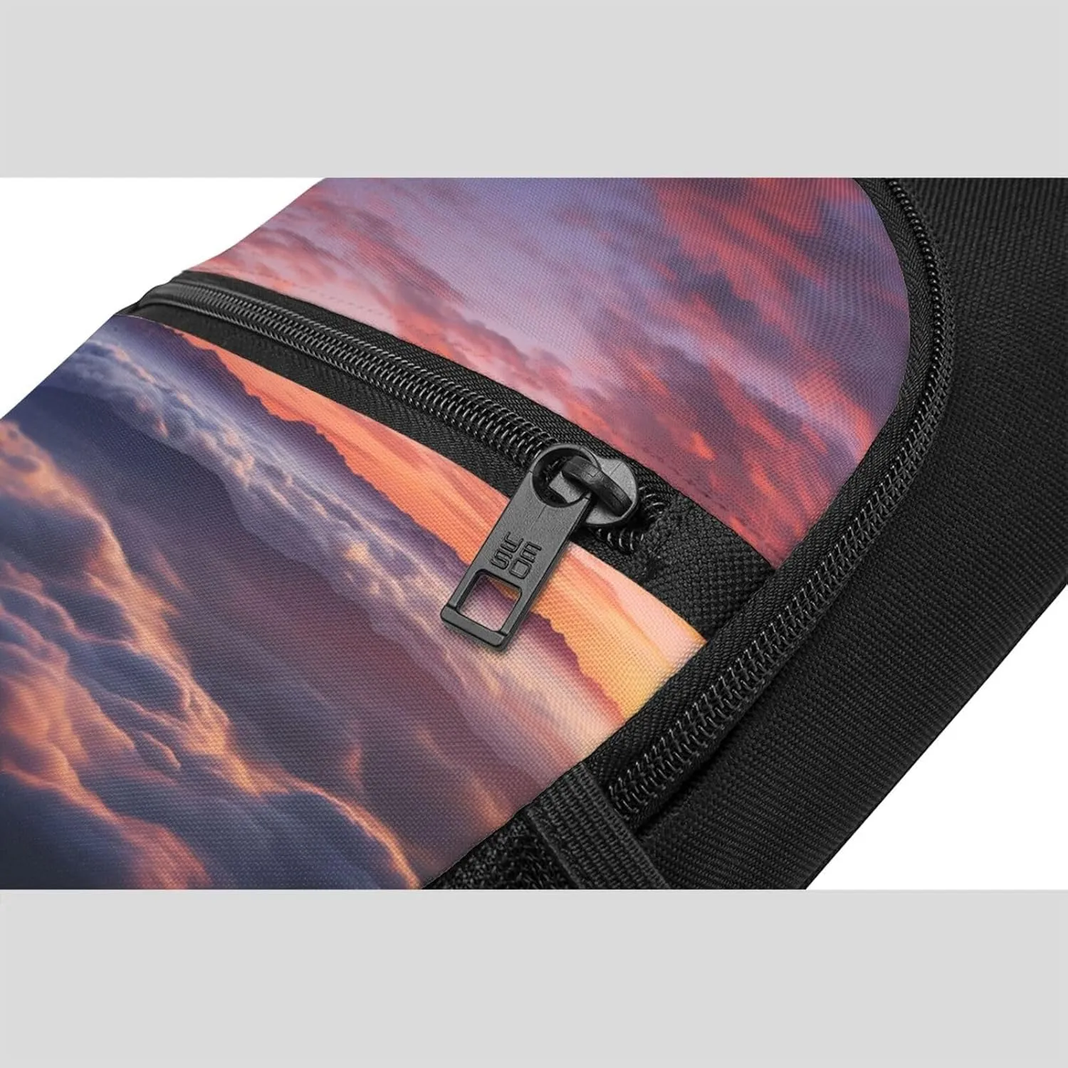 Sling Bag Backpack for Men Women Crossbody Sunrise Clouds Chest Bag Crossbody Bag for Travel Sport Running