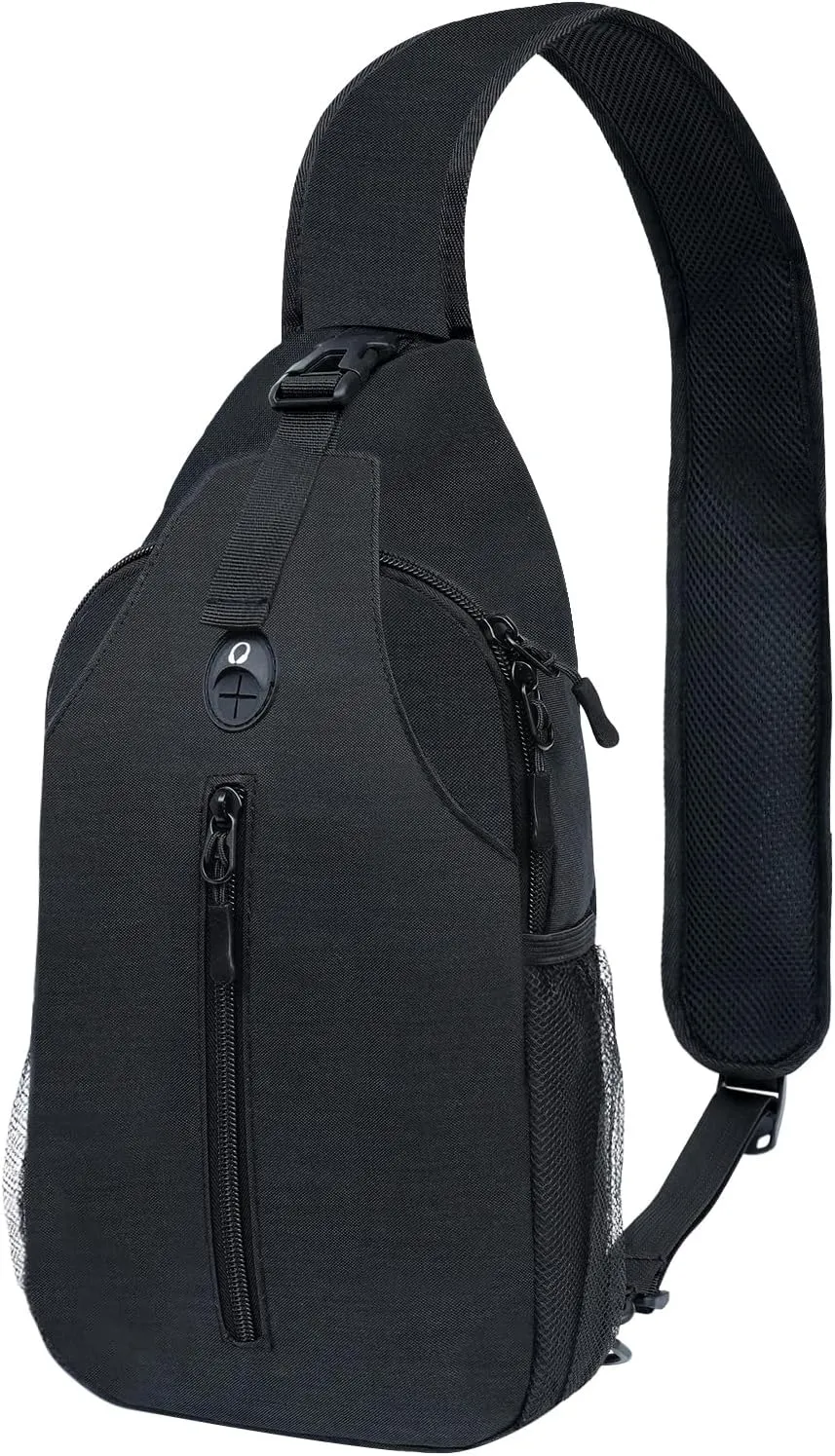 Sling-Bag Crossbody-Bag Women-Men Backpack-Daypack - Hiking Chest Travel with Water Bottle Pocket Portable Hiking Daypacks For Women Black