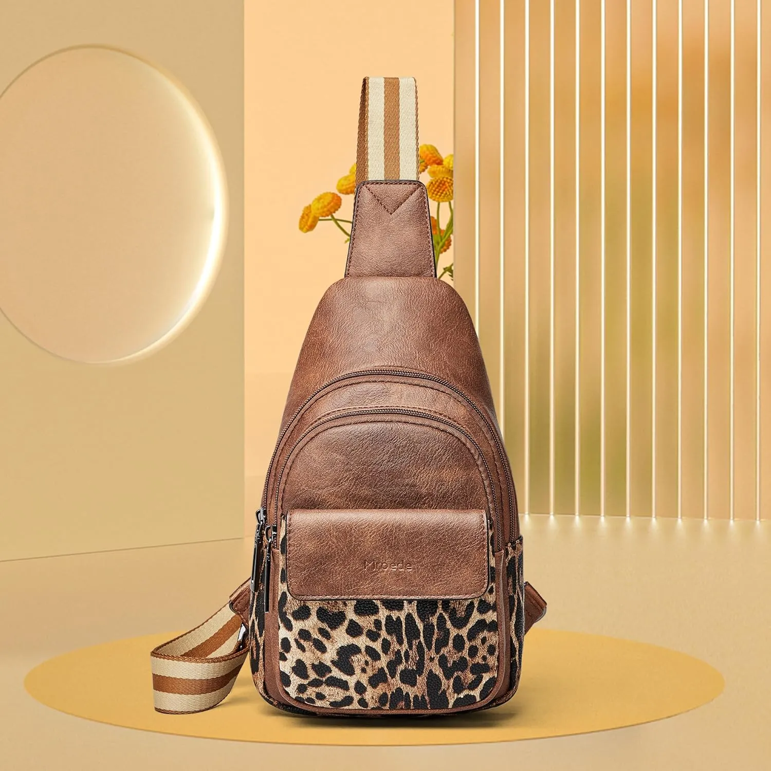 Sling Bag Crossbody Bags for Women Cross Body Fanny Packs Chest Sling Purses for Travel Shopping Leisure Sport