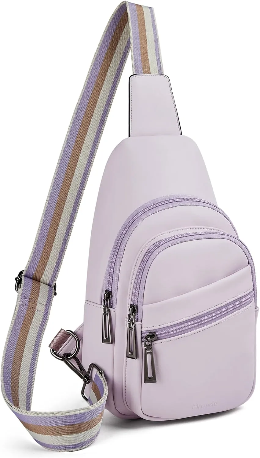Sling Bag Crossbody Bags for Women for Travel, 3.5 x 10.5 x 6"(L x H x W),Adjustable Straps 22.5 to 44 inch