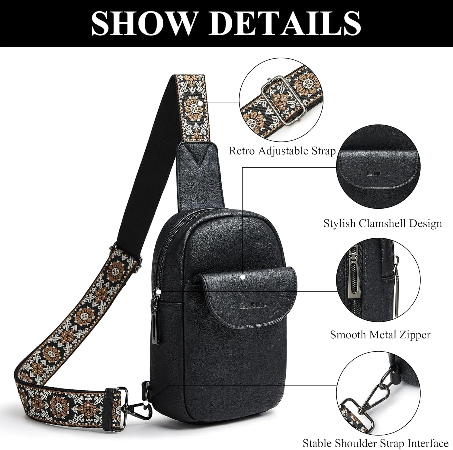 Sling Bag for Women - Crossbody & Fanny Pack for Shopping Travel