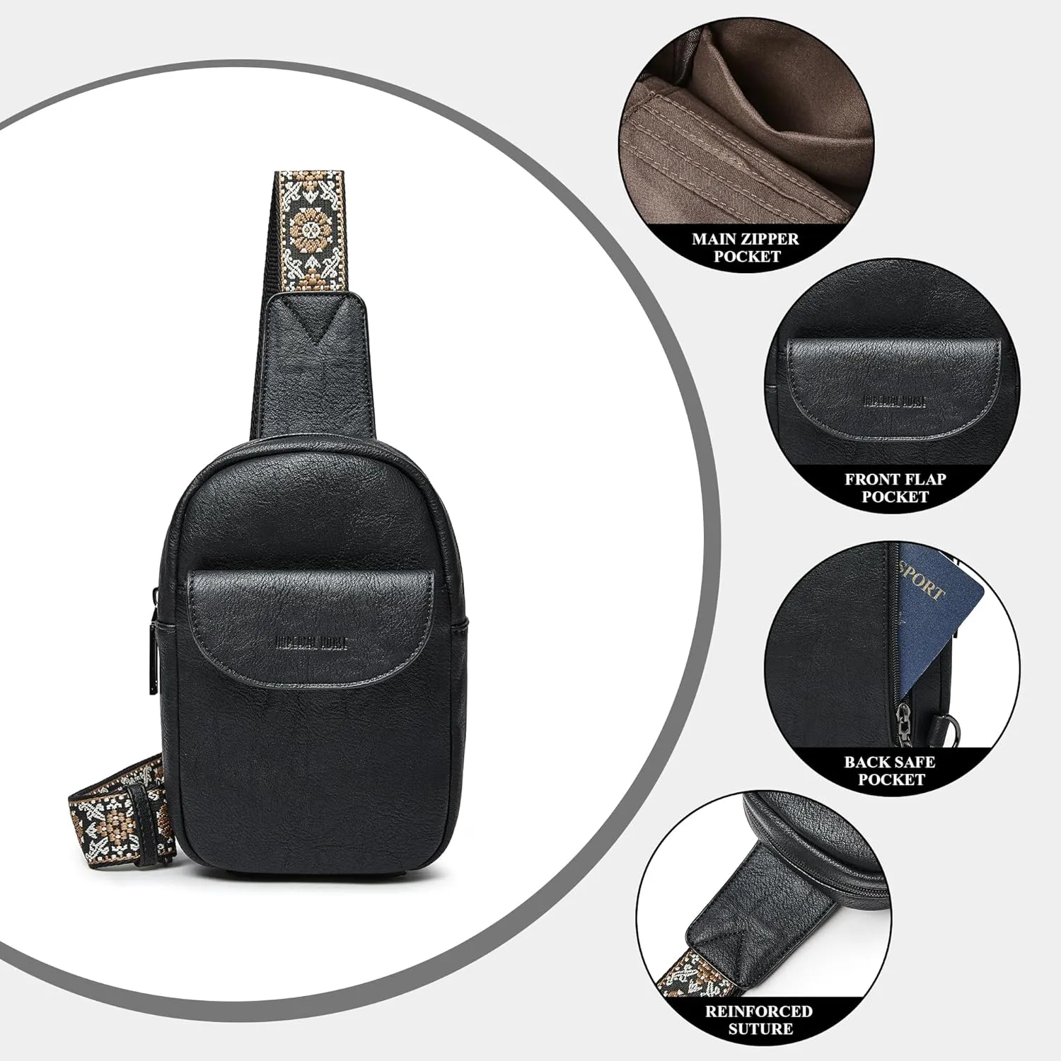 Sling Bag for Women - Crossbody & Fanny Pack for Shopping Travel