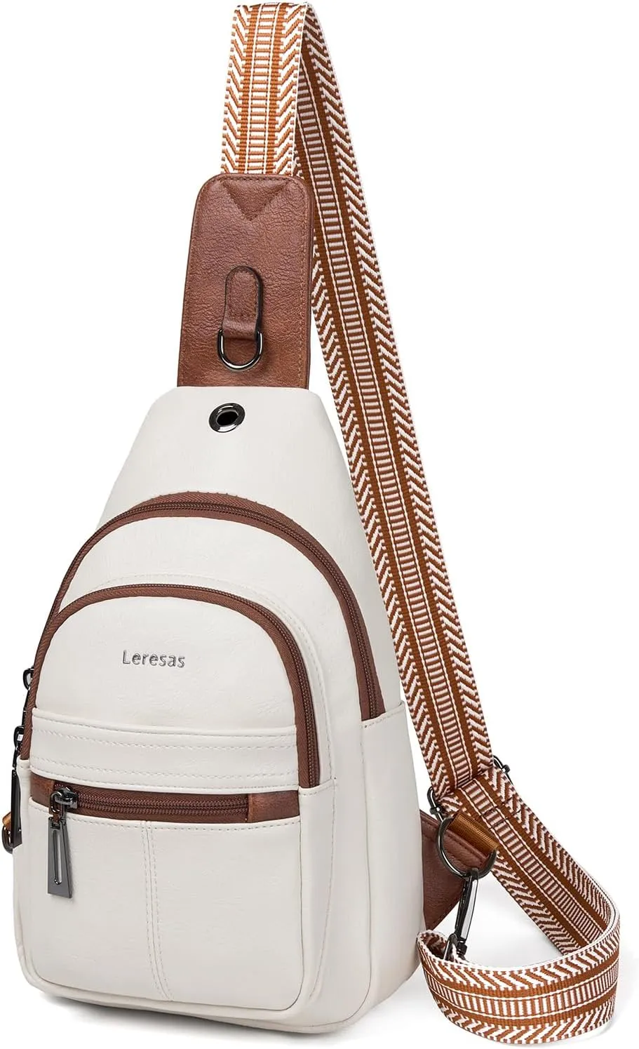 Sling Bag for Women Crossbody Purse Leather Crossbody Bag Fanny Pack Chest Pack for Travel Everyday Vacation