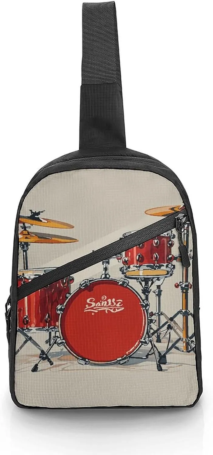 Sling Bag for Women Men Daypack Concert Party Chest Bag Crossbody Backpack for Hiking Travel