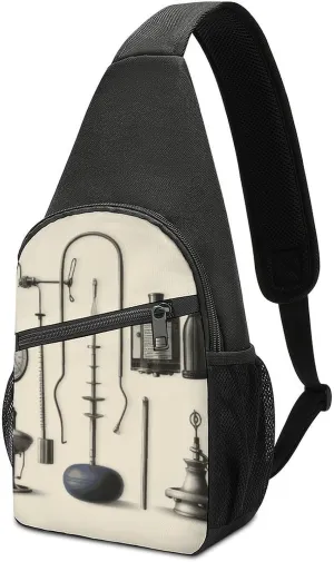 Sling Bags Instruments Crossbody Bag for Women Men Cross Body Bag for Travel Hiking Shopping