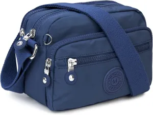 Small Crossbody Bags for Women Nylon Waterproof Lightweight Crossbody Purse Casual Fashion Shoulder Bag Handbags