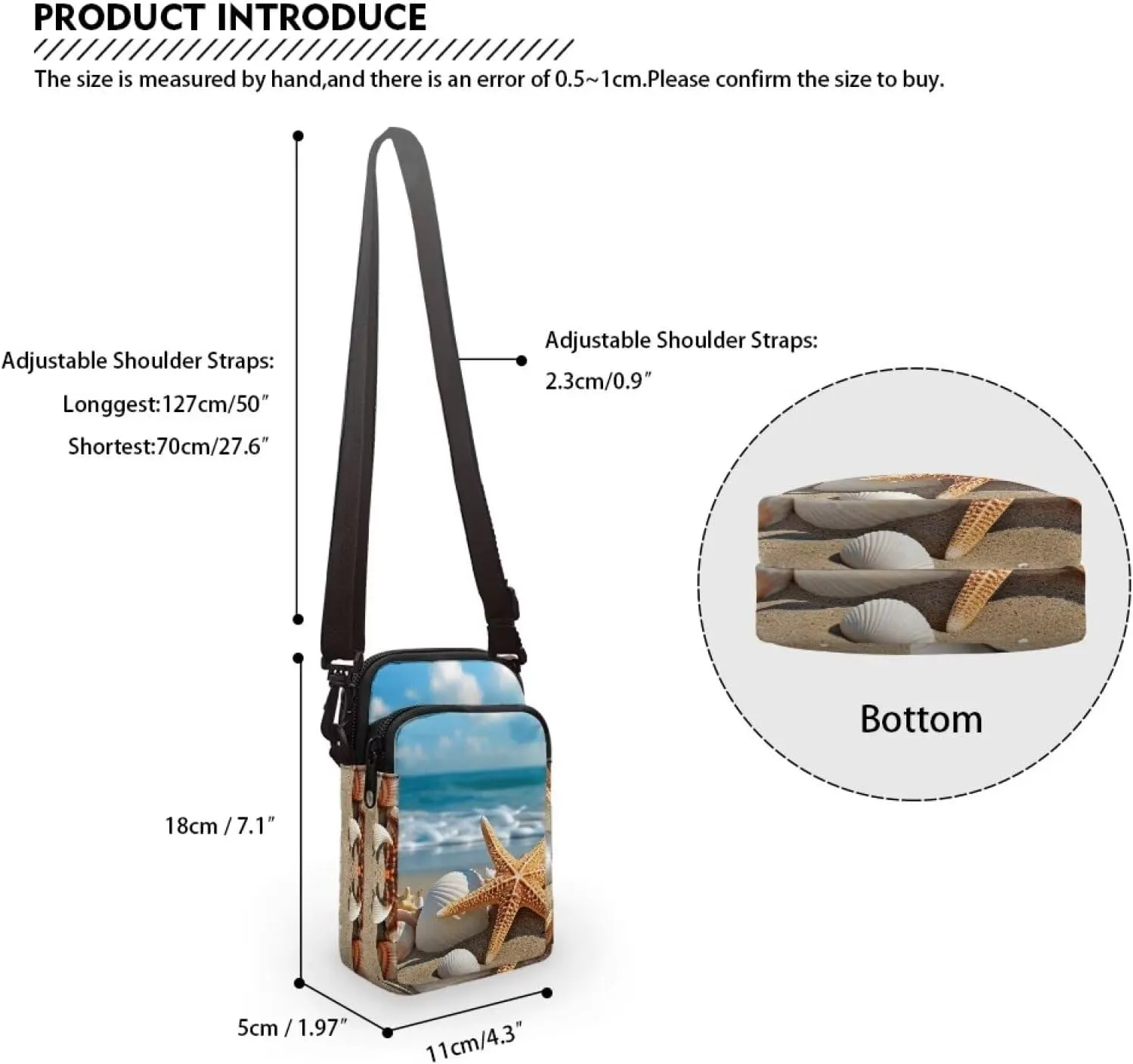 Small Crossbody Phone Bag for Women Cell Phone Purse Wallet Cute Shoulder Bag