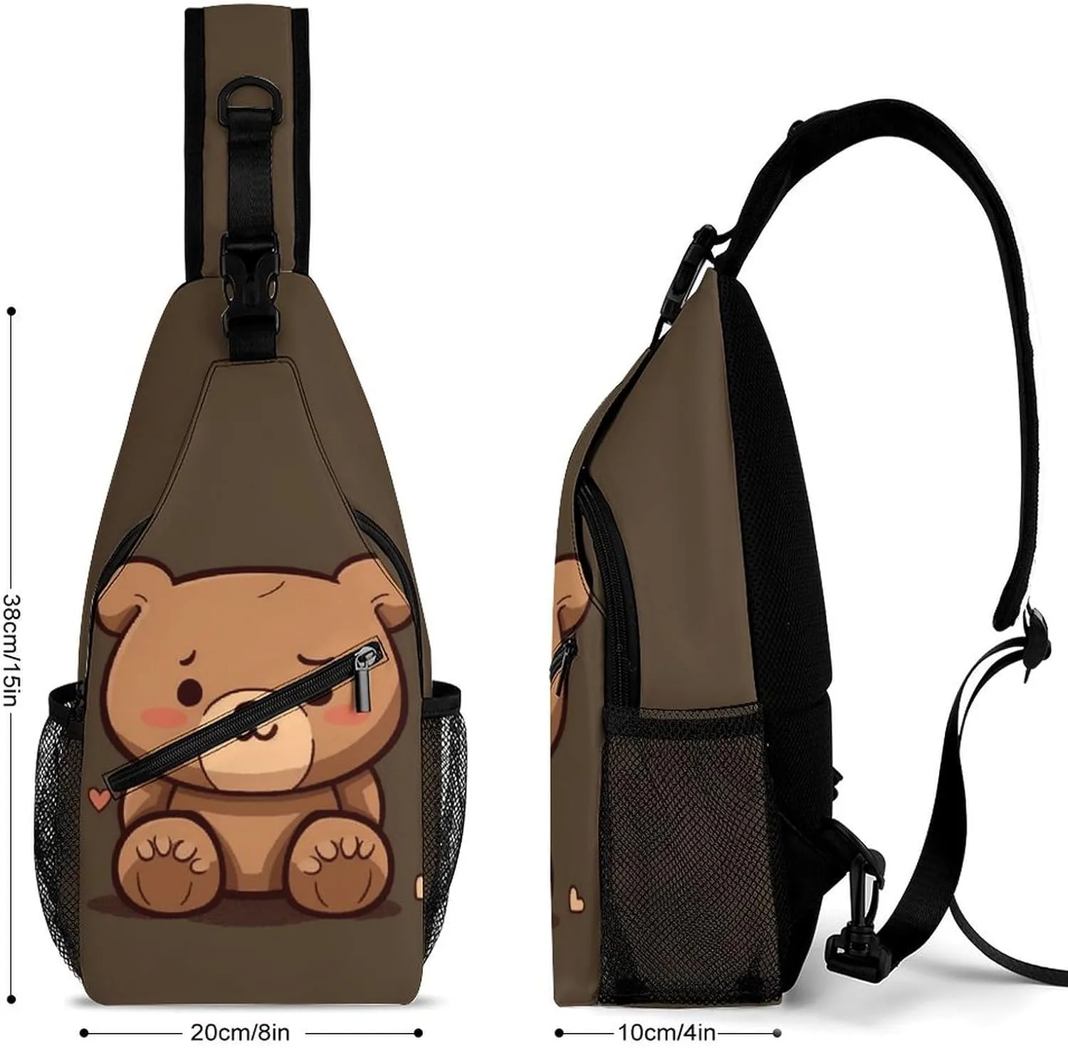 Small Crossbody Sling Backpack Flag of Venezuela Chest Bags for Traveling Chest Fashion Shoulder Bag