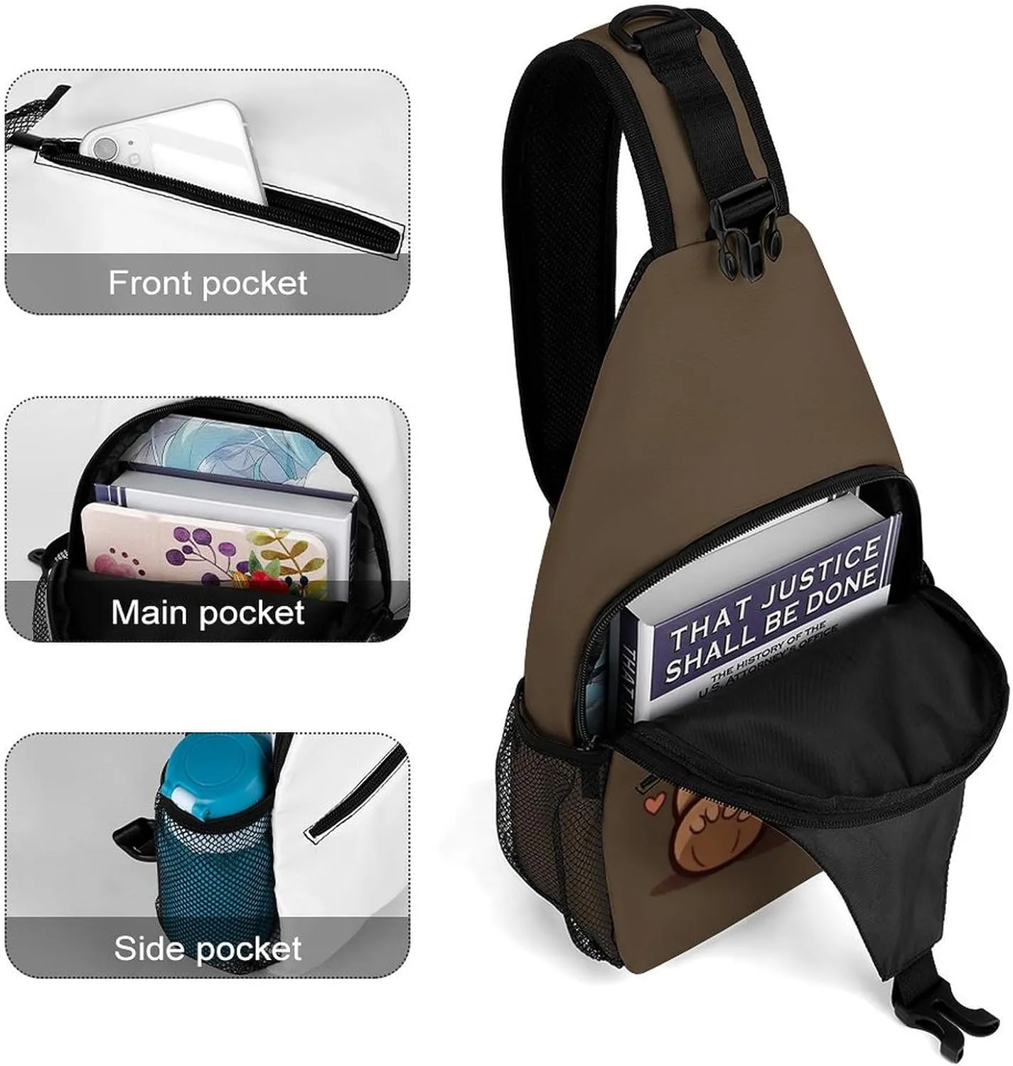 Small Crossbody Sling Backpack Flag of Venezuela Chest Bags for Traveling Chest Fashion Shoulder Bag