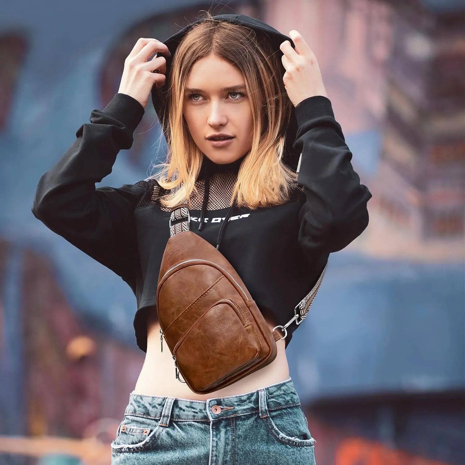 Small Sling Bag for Women, Crossbody Sling Bags for Women, Lightweight Cross Body Bag for Travel or Daily Use