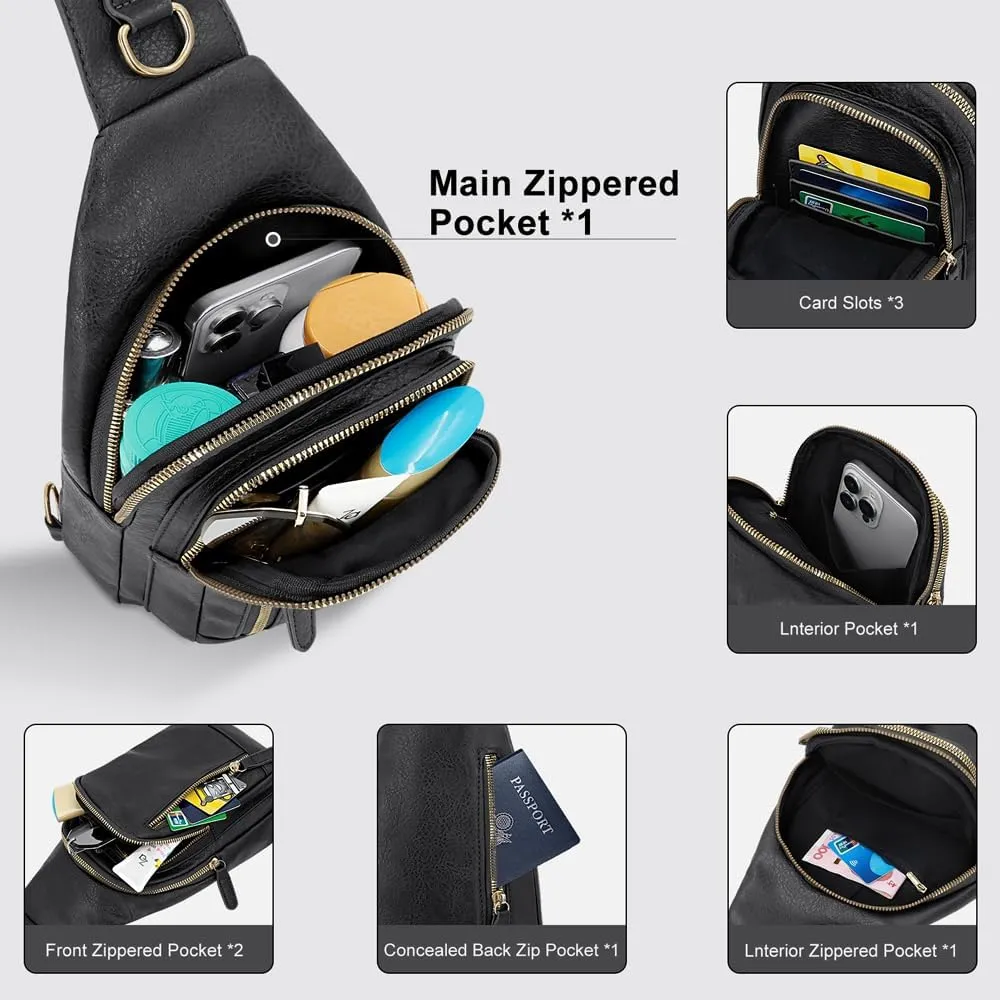 Small Sling Bag for Women, Crossbody Sling Bags for Women, Lightweight Cross Body Bag for Travel or Daily Use