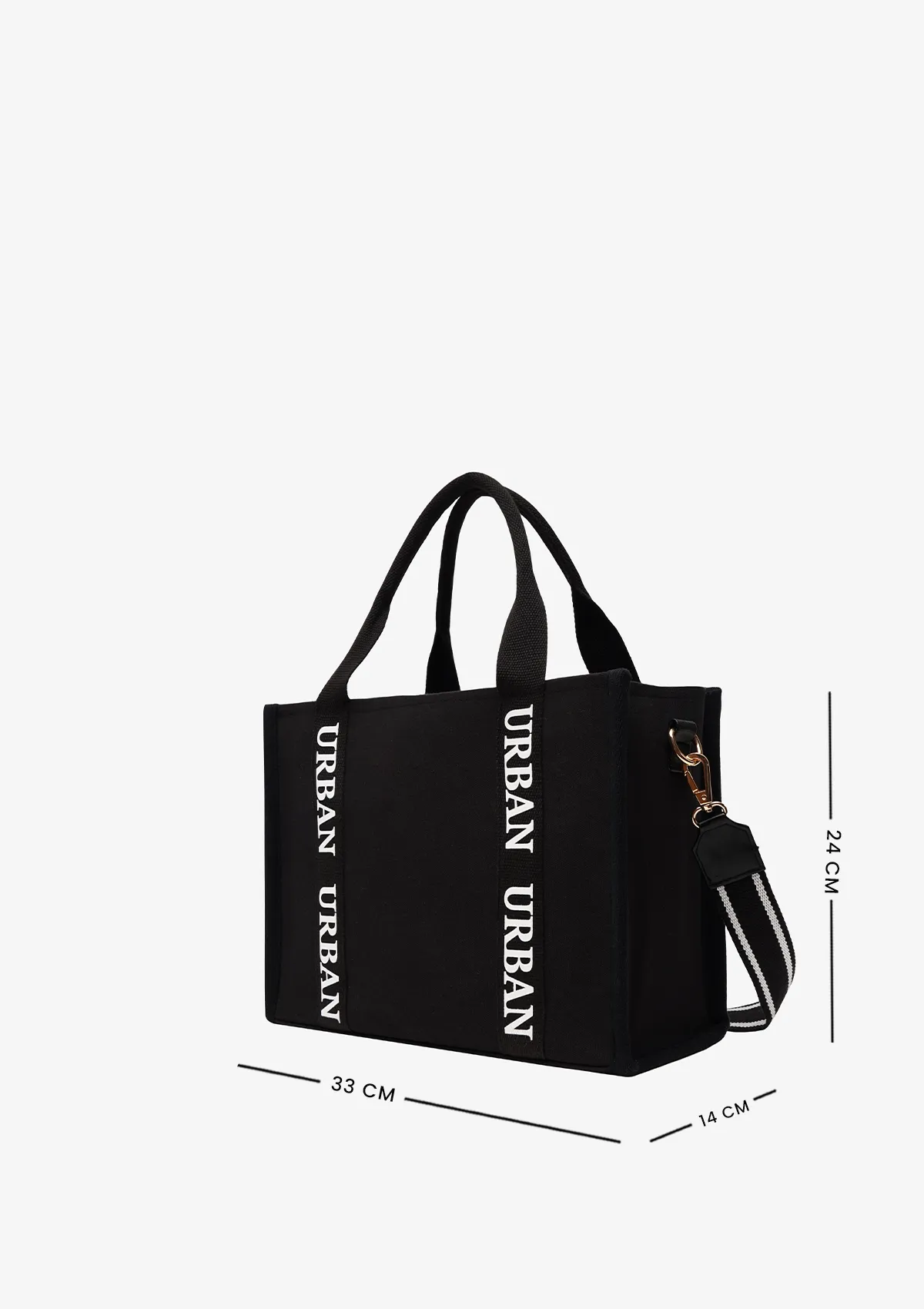 SMALL URBAN TOTE BLACK