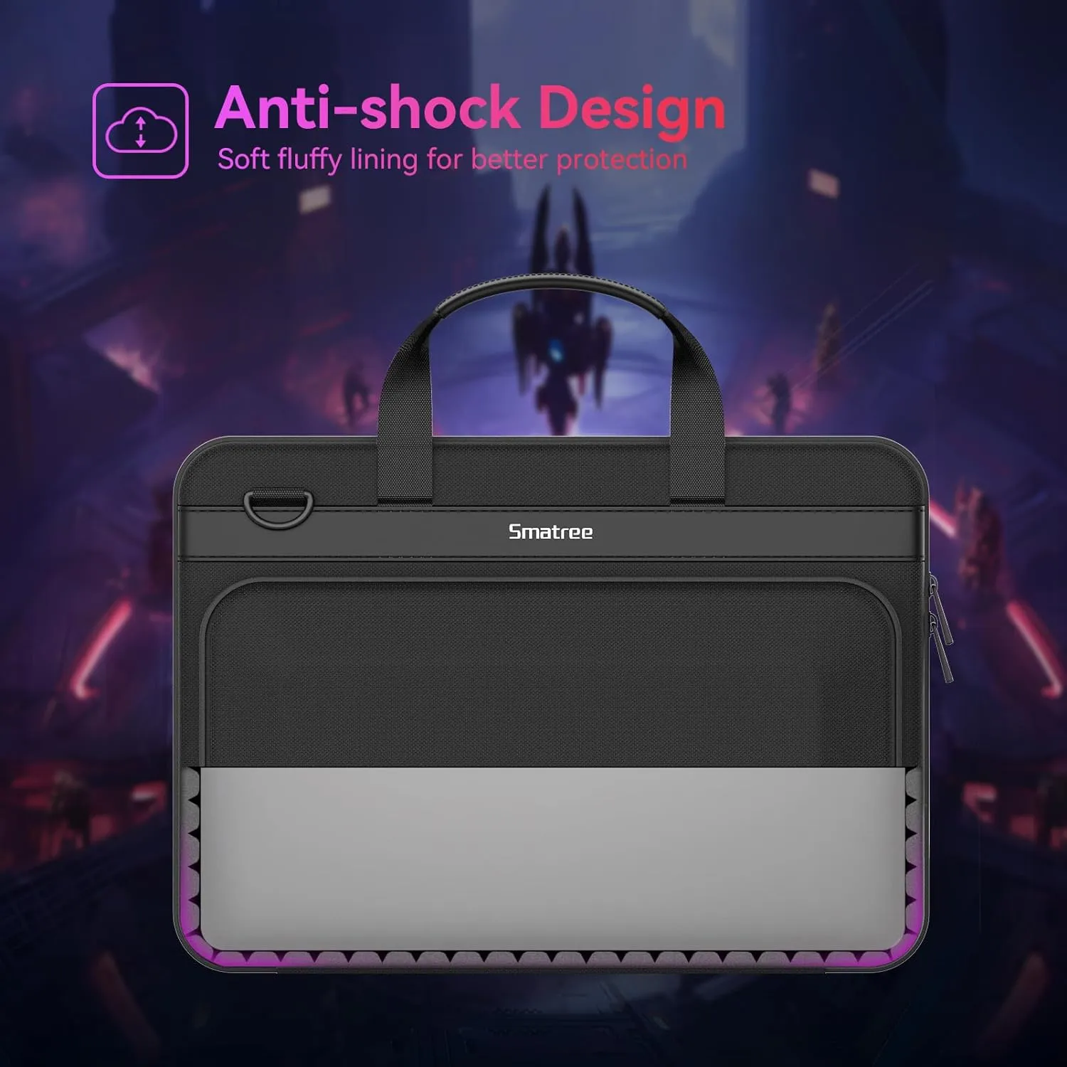 Smatree Heavy Duty Hard Case for 16 inch Acer Predator Helios 16/NEO 16, Nitro 16/V15/V16 Gaming Laptop, for Lenovo LOQ 16IRH8/16APH8/15APH8/15IRH8 Gaming Laptop (A800)