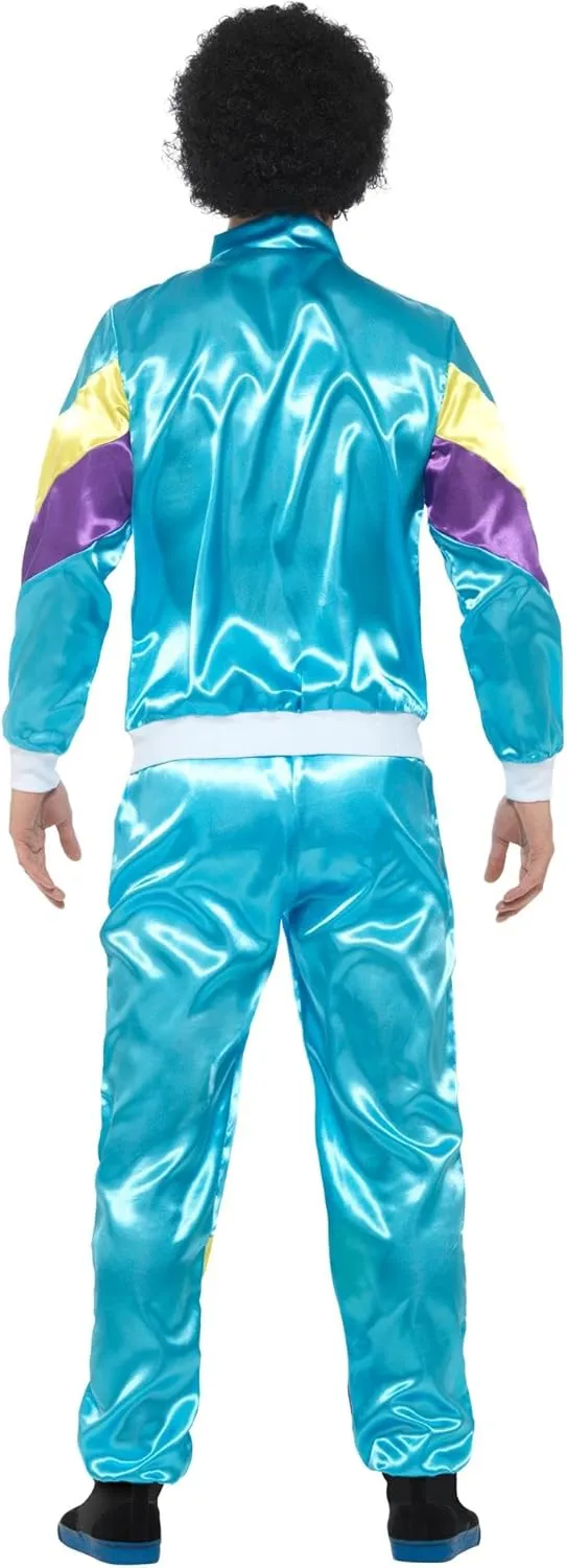 Smiffys Men's 80s Height of Fashion Shell Suit Costume, Male