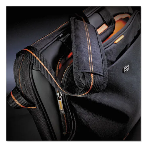 Solo Urban Slim Brief, Fits Devices Up to 15.6", Polyester, 16.5 x 2 x 11.75, Black