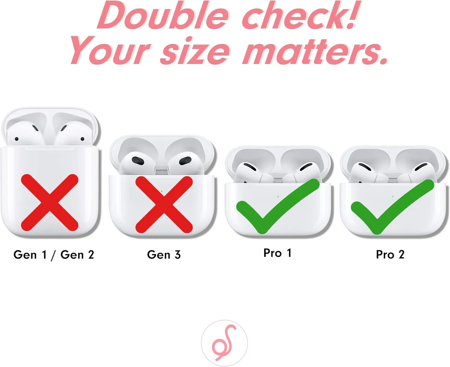 Sonix Cases for AirPods Pro 1 and 2 - Hard Cover, Protective Case for Apple AirPods Pro 1st and 2nd Generation | Brown Tort