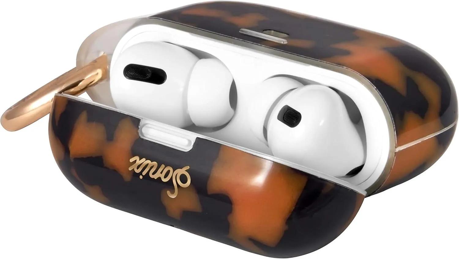 Sonix Cases for AirPods Pro 1 and 2 - Hard Cover, Protective Case for Apple AirPods Pro 1st and 2nd Generation | Brown Tort