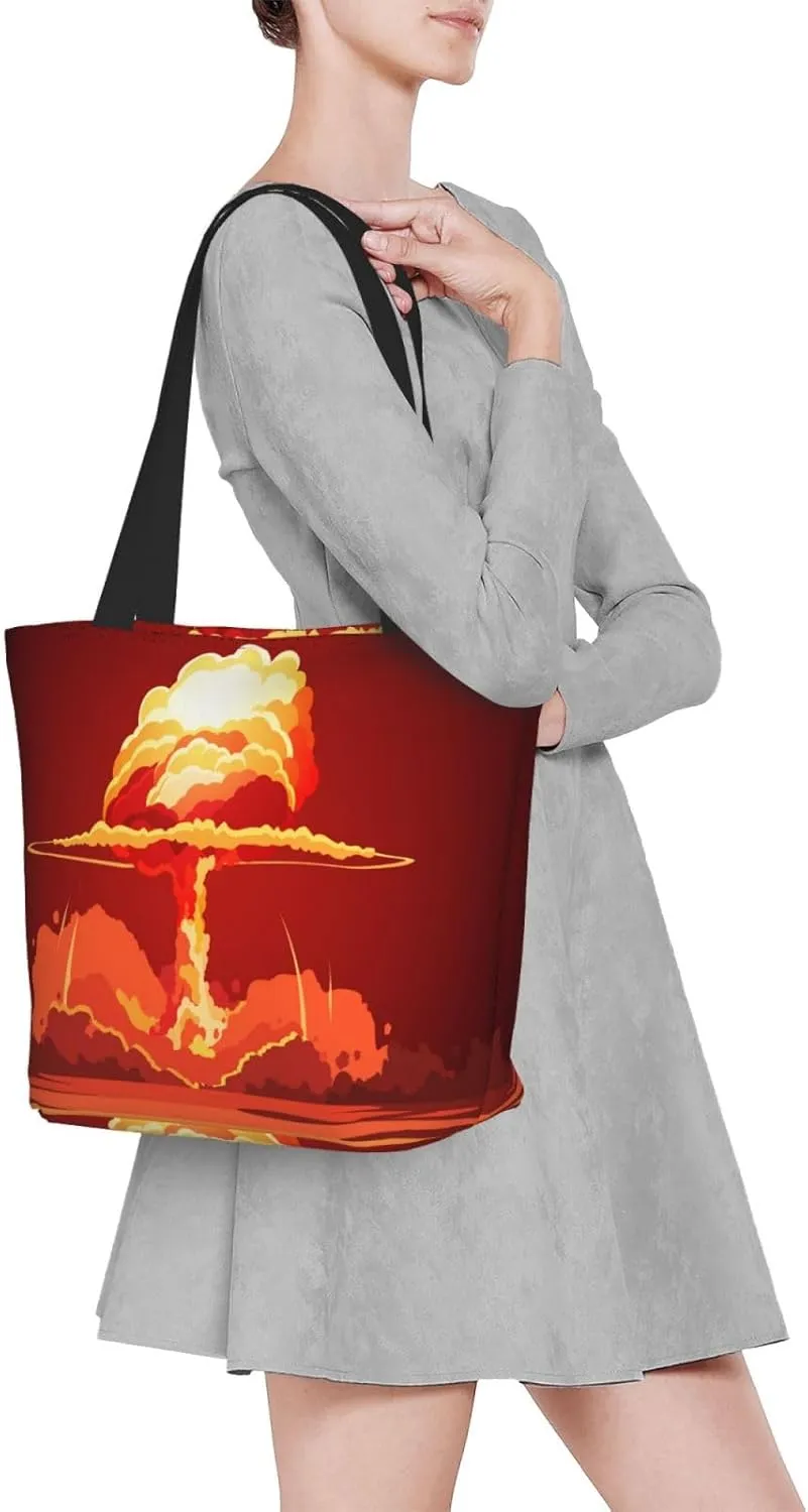 Space Meteor Star Tote Bag for Women, Travel Tote Handbags for Gym