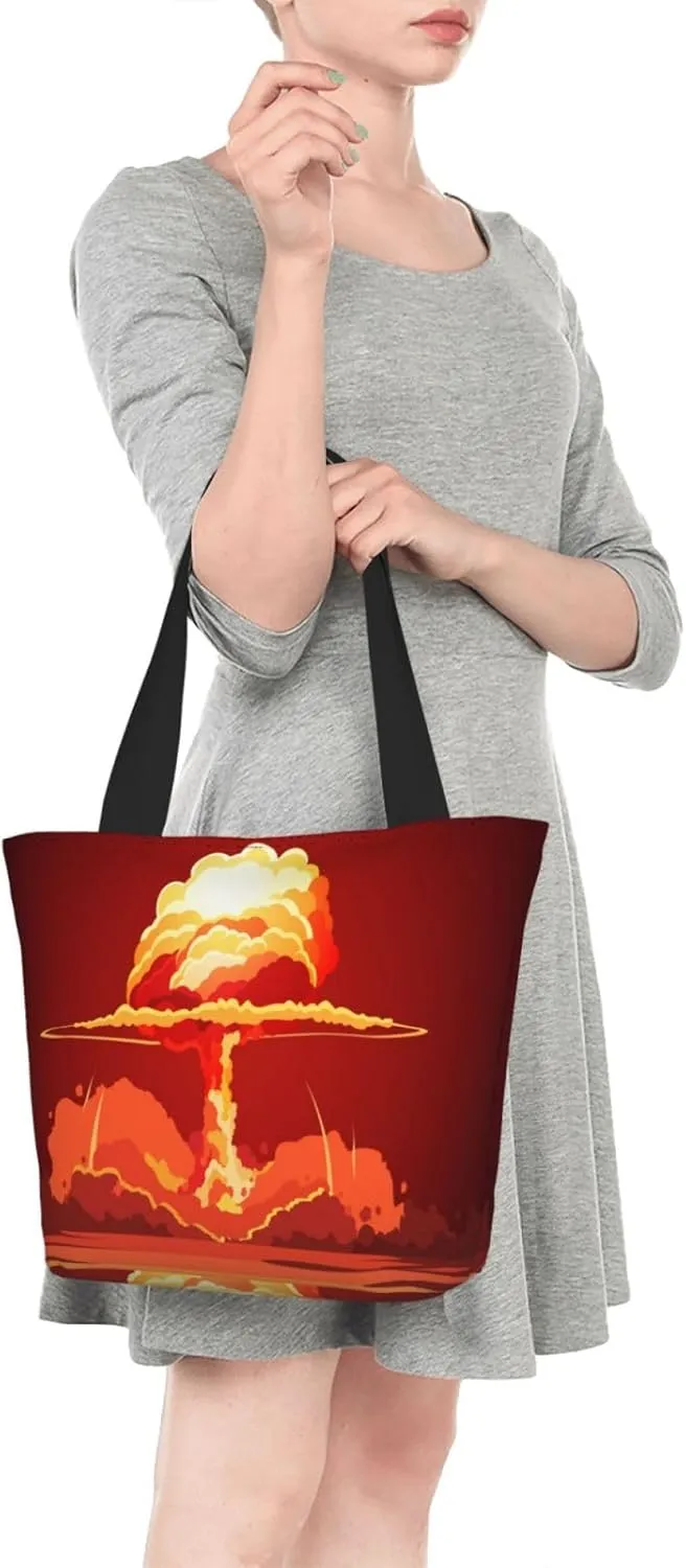 Space Meteor Star Tote Bag for Women, Travel Tote Handbags for Gym