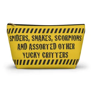 Spiders, Snakes & Critters T-Bottom Accessory Pouch