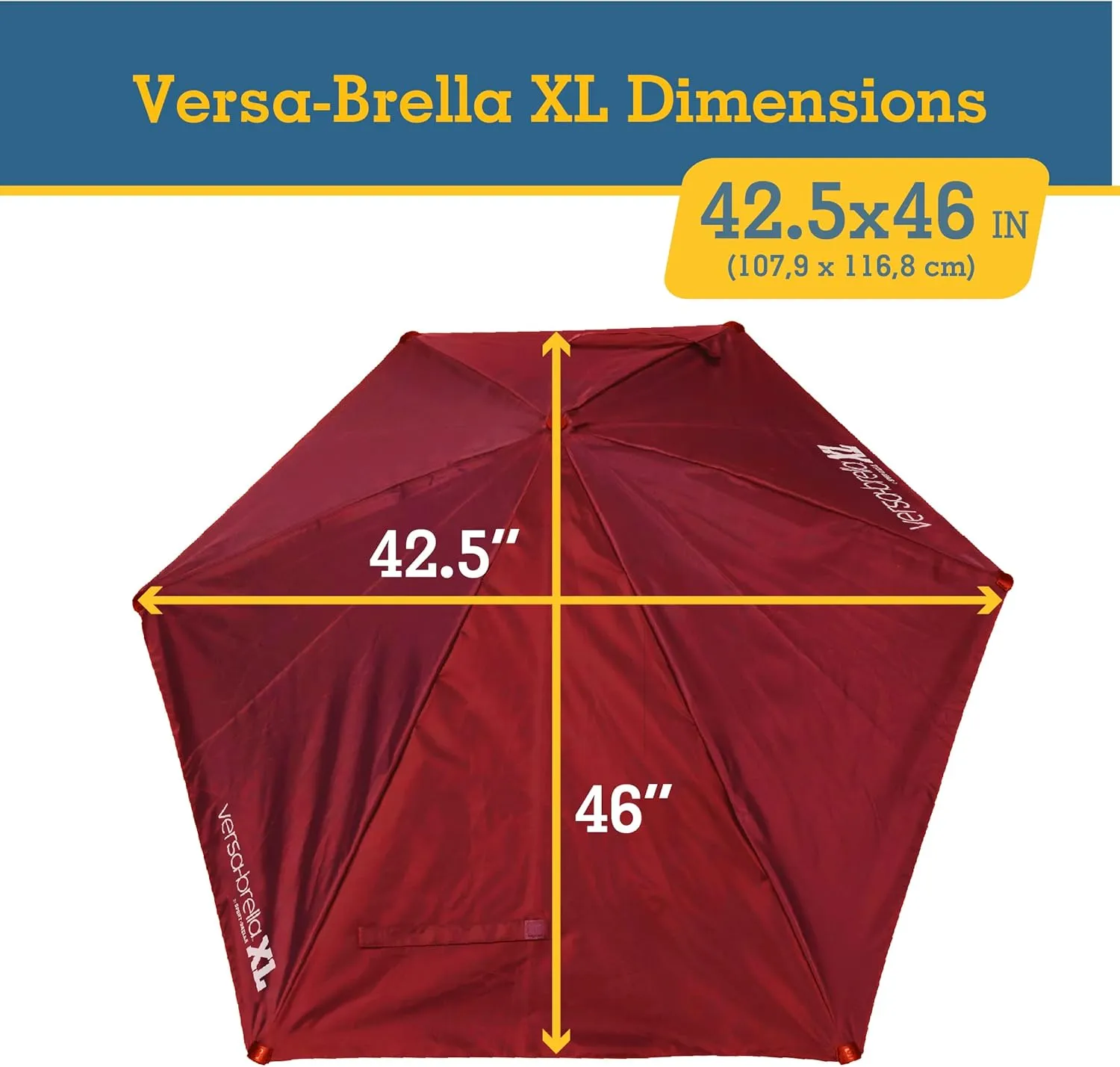 Sport-Brella Versa-Brella SPF 50  Adjustable Umbrella with Universal Clamp