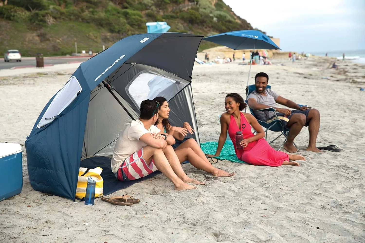Sport-Brella Versa-Brella SPF 50  Adjustable Umbrella with Universal Clamp