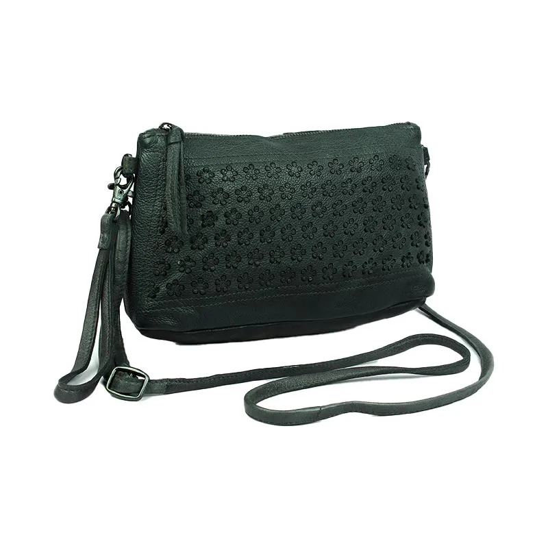 Spurflower Leather Bag